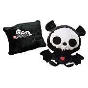 Skelanimals Diego (Bat) Transformable Pillow Plush
